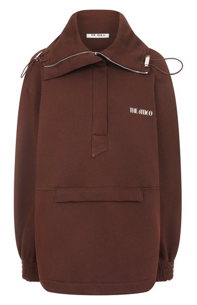 Женский хлопковый свитшот-анорак THE ATTICO, арт. 251WCB00091/JJF007AA