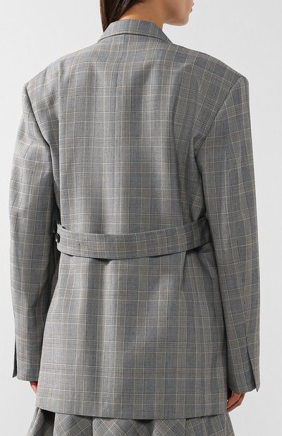 Шерстяной жакет свободного кроя CELINE, арт. 25V30930B, фото 4