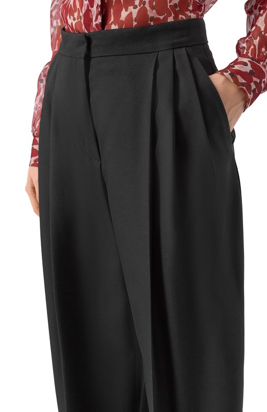 Шерстяные брюки Nina Ricci 26PCPA003/WV0323 Чёрный  26PCPA003/WV0323 Фото 5