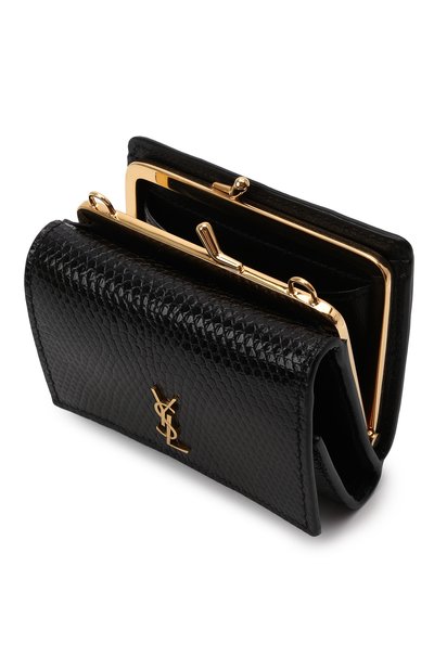 Поясная сумка kate из кожи варана SAINT LAURENT черного цвета по цене 170500 руб., арт. 660786/LVD4J/VSAL, фото 4 Поясная сумка kate из кожи варана SAINT LAURENT, арт. 660786/LVD4J/VSAL, фото 4