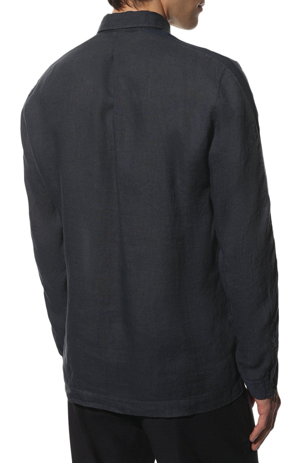 Рубашка изо льна и хлопка TRANSIT, арт. CFUTRQV312, фото 4