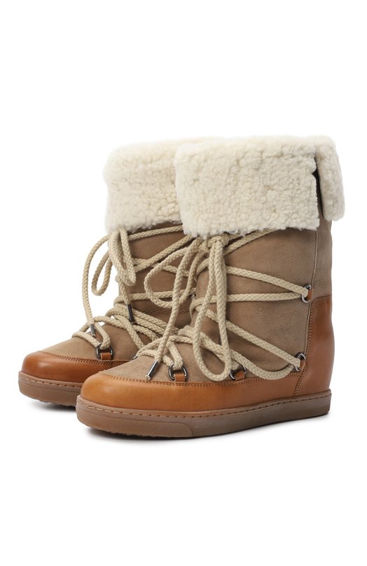 

Замшевые сапоги Isabel Marant, Бежевый