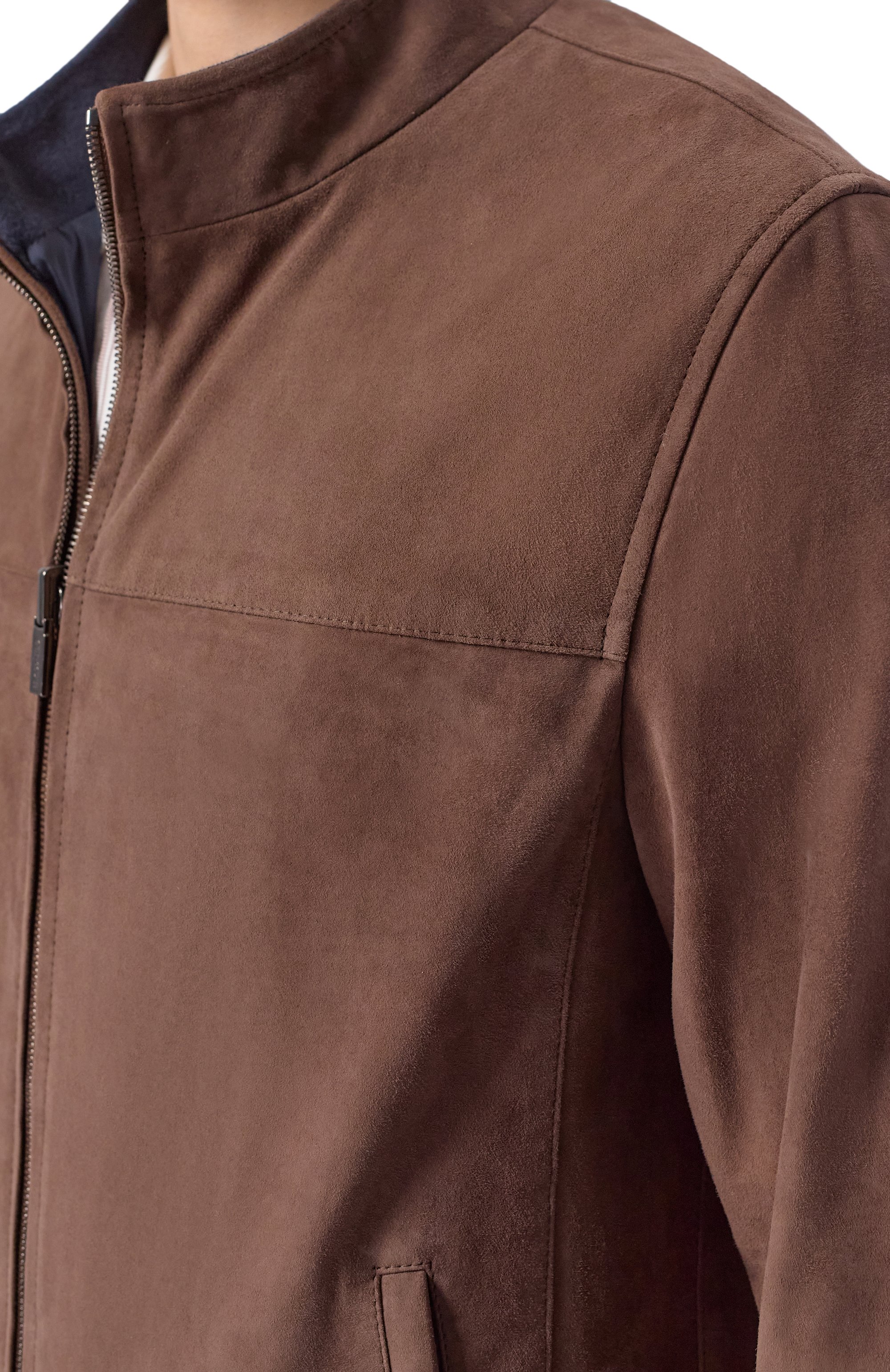 Двусторонний замшевый бомбер GIMO'S, арт. 6S20.1.040.50R/112, фото 5