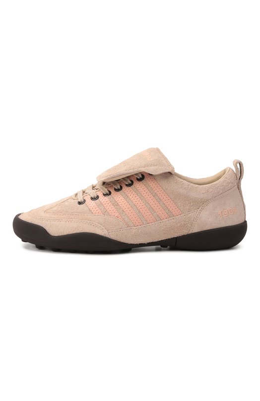 Замшевые кроссовки Soccer Dsquared2 SNW0304/I1602625 Бежевый  SNW0304/I1602625 Фото 4