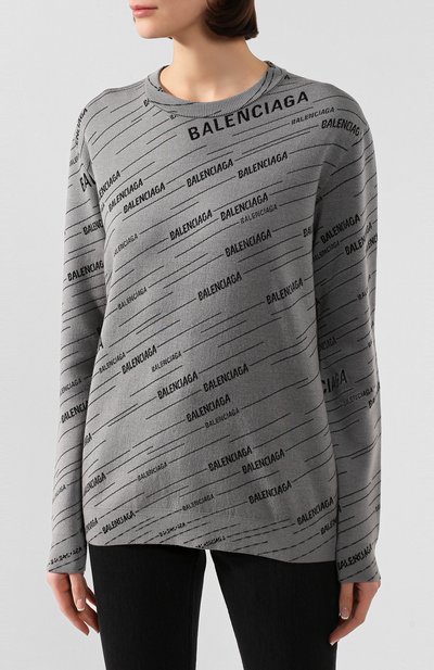 Шерстяной пуловер BALENCIAGA, арт. 583094/T1524, фото 3