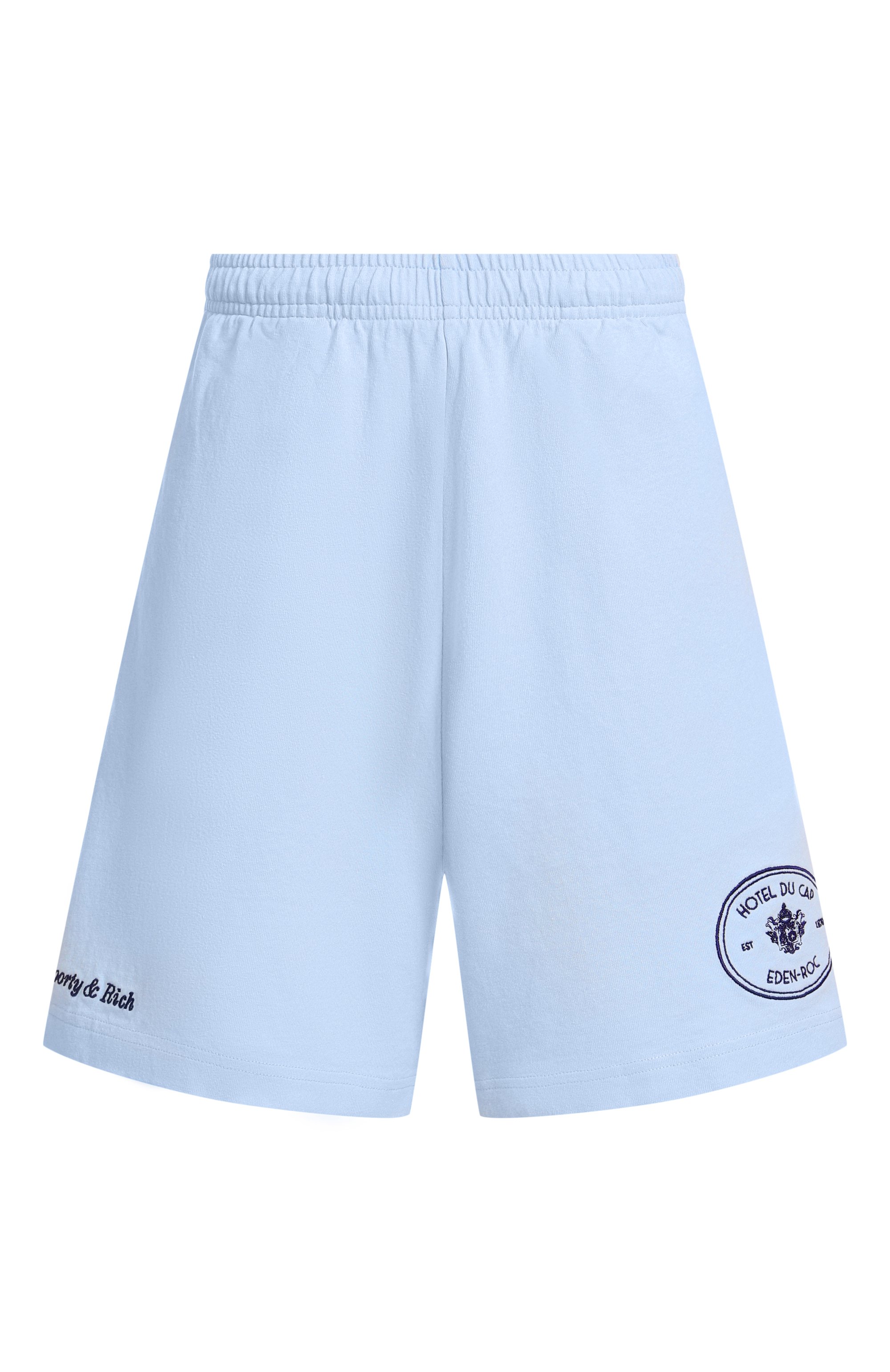 Хлопковые шорты sporty & rich x hotel du cap-eden-roc SPORTY AND RICH, арт. SH03960666BL90, фото 1