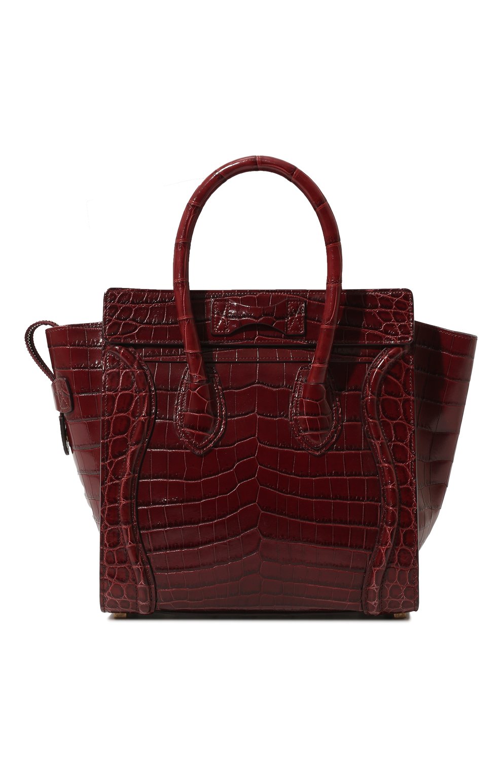 Сумка luggage micro из кожи крокодила CELINE, арт. 167794ACS, фото 6