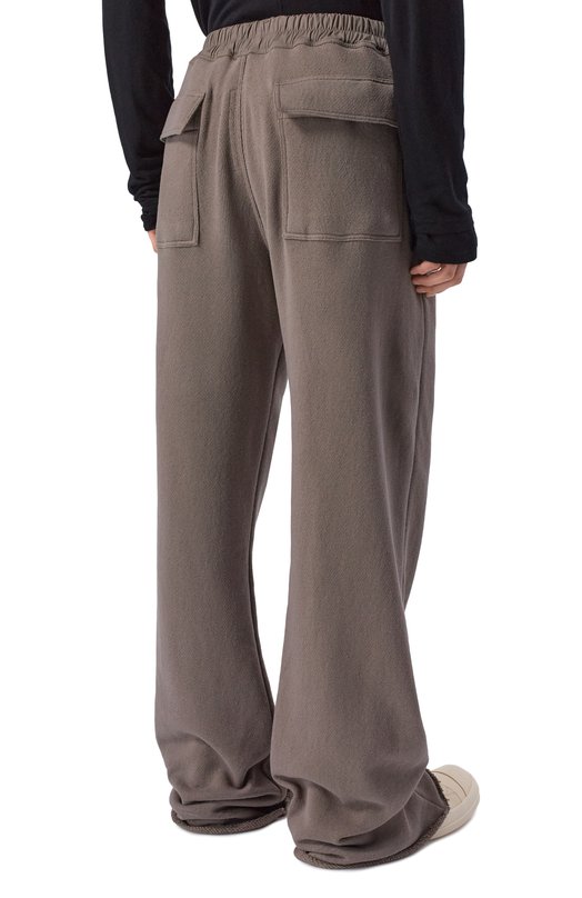 Хлопковые брюки Rick Owens RU01F2378/JNT Серый  RU01F2378/JNT Фото 4