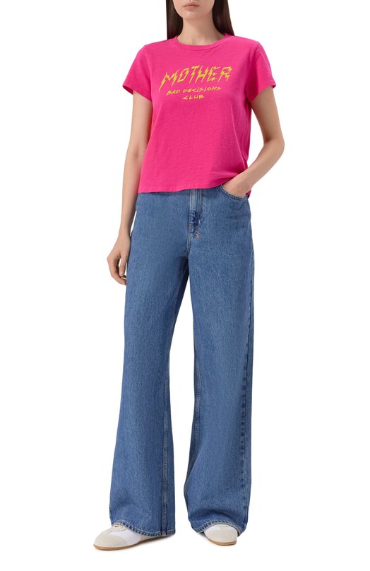 Хлопковая футболка Mother 8621-601/0 Розовый  8621-601/0 Фото 2