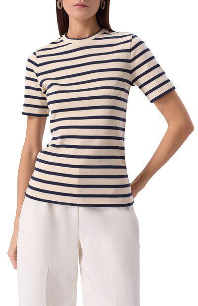 Хлопковая футболка JIL SANDER, арт. J40GC0111/J46497, фото 3