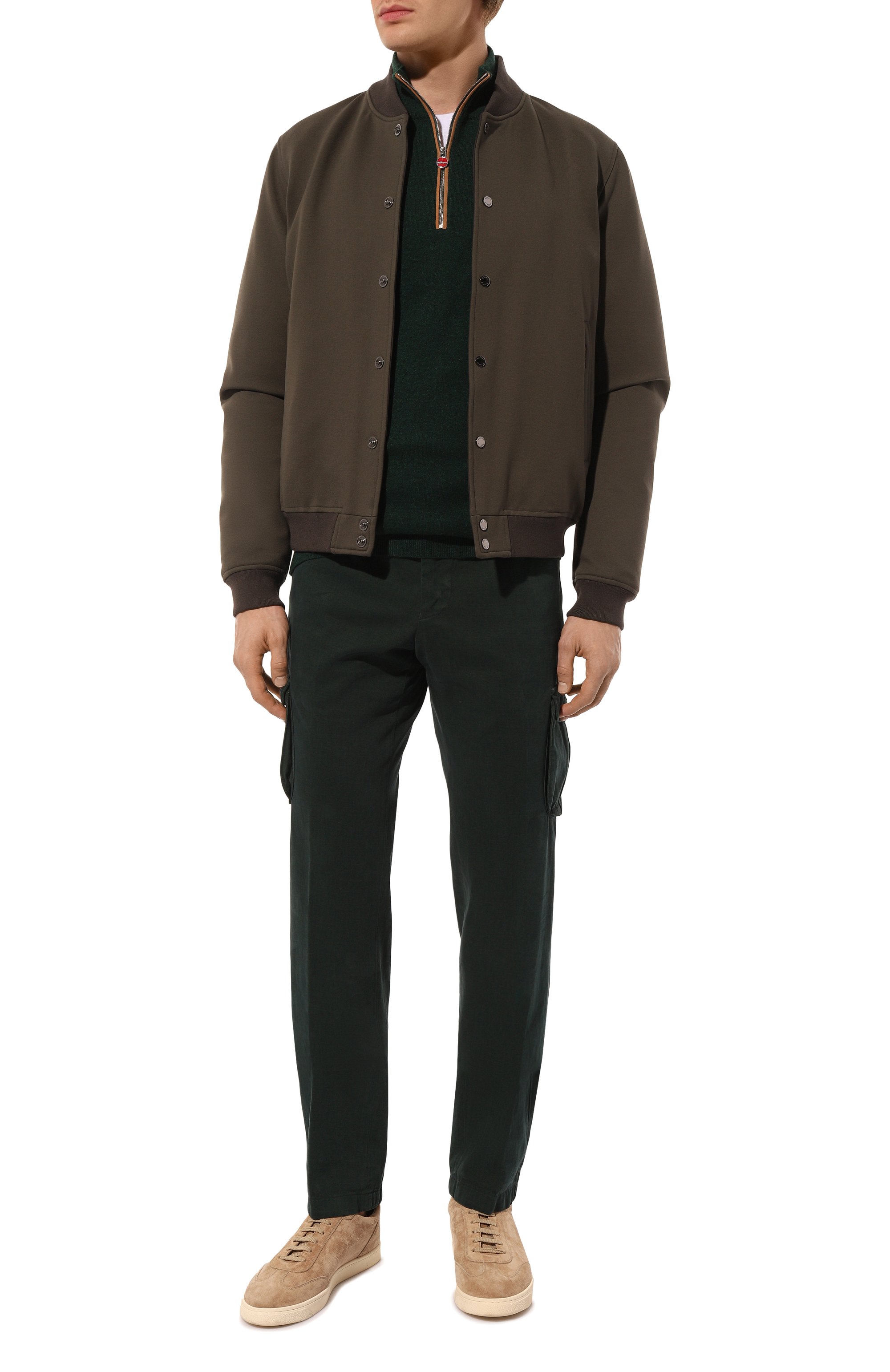 Брюки-карго из хлопка и кашемира KITON, арт. UFPPCAK0102F15, фото 2