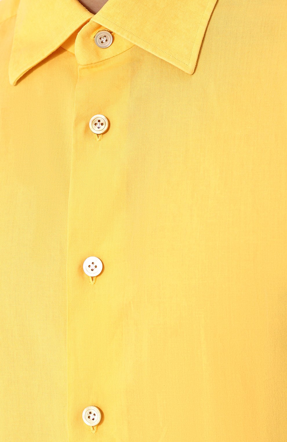 Рубашка с короткими рукавами и смеси хлопка и льна KITON, арт. UMCNERH0637302000, фото 5