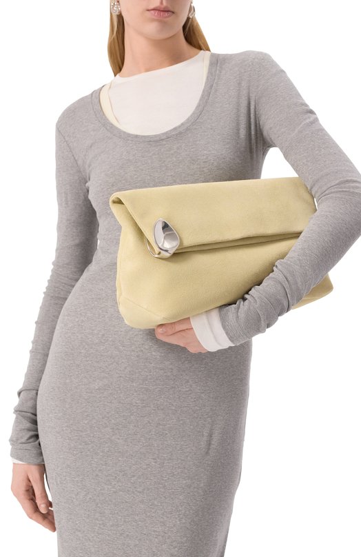 Клатч Clamshell Jil Sander J06WF0002-P7330 Кремовый  J06WF0002-P7330 Фото 2