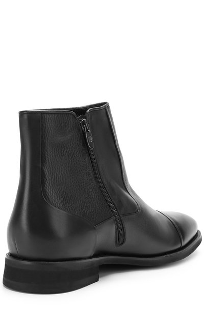 Кожаные полусапоги на молнии с внутренней меховой отделкой BARRETT, арт. 152U022/C0RSAR0, фото 4