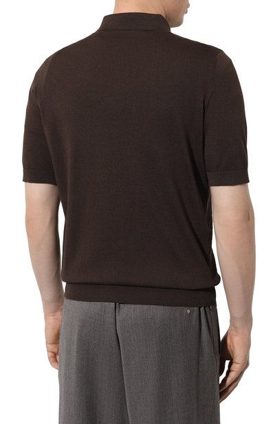 Поло из шелка и хлопка ZILLI, арт. KZP002M0153VINT00, фото 4