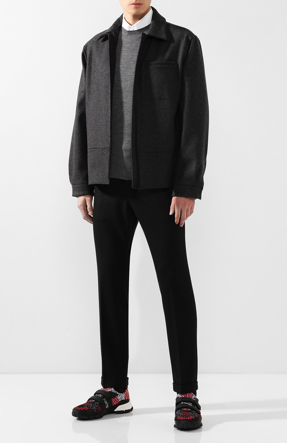 Шерстяной джемпер PRADA, арт. UMM984-C5W-F0480, фото 2