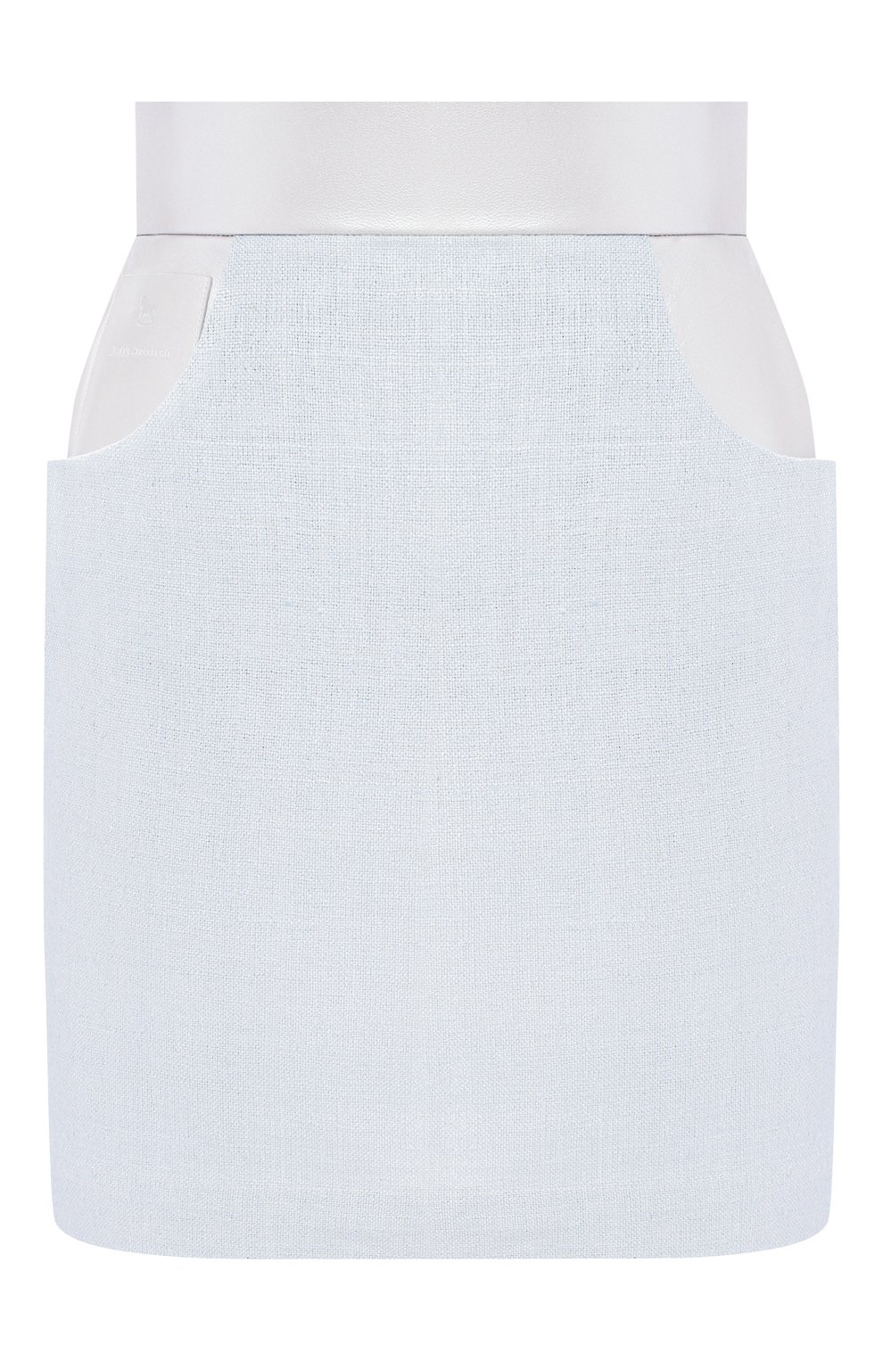 Юбка ULYANA SERGEENKO голубого цвета по цене 120000 руб., арт. GNC005SS19P (0812т19), фото 1 Юбка ULYANA SERGEENKO, арт. GNC005SS19P (0812т19), фото 1