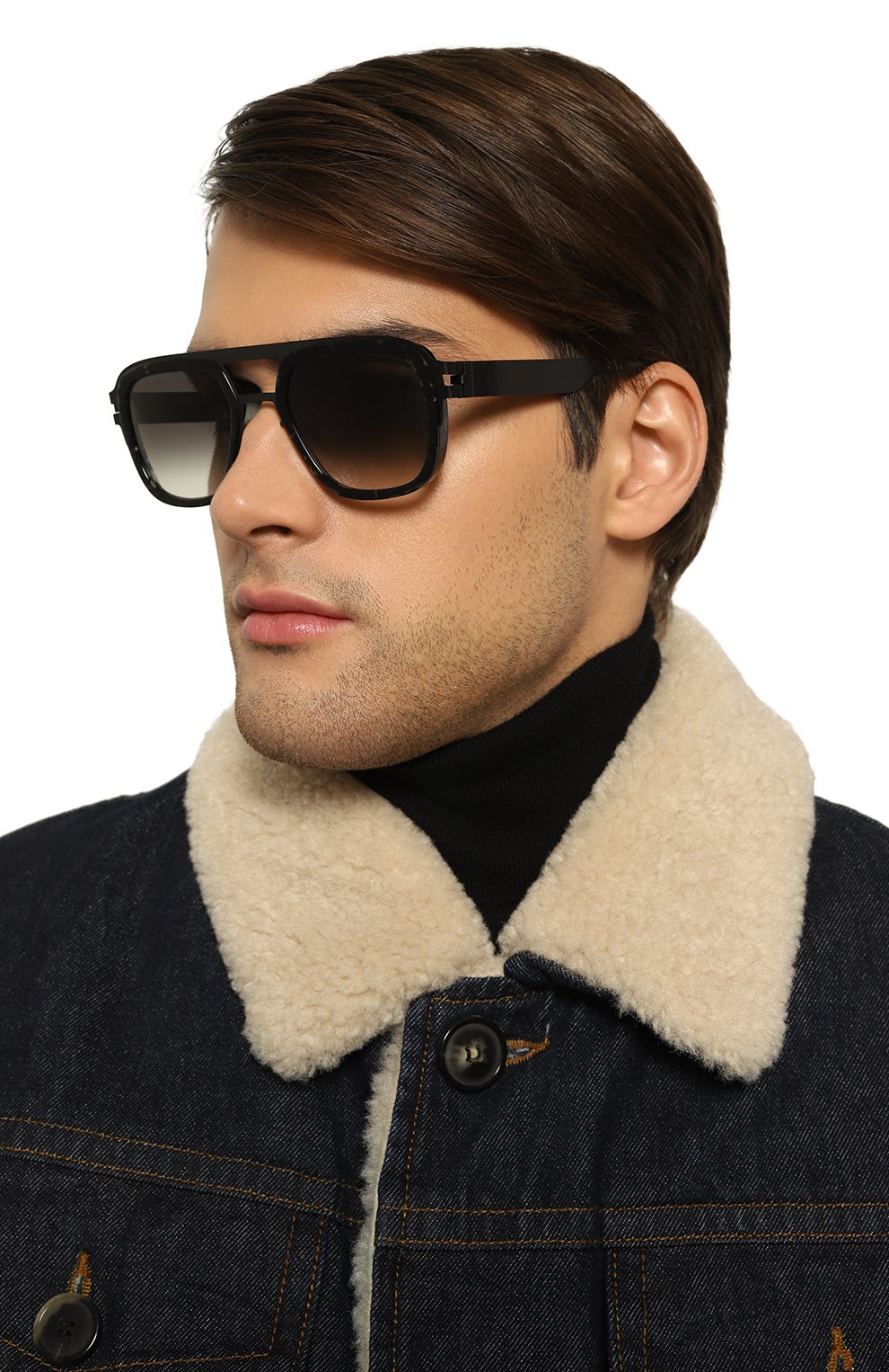 Солнцезащитные очки MYKITA черного цвета по цене 64400 руб., арт. KN0X/876, фото 2 Солнцезащитные очки MYKITA, арт. KN0X/876, фото 2