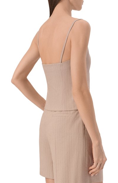 Топ из хлопка и льна HUGO, арт. 50560007, фото 4