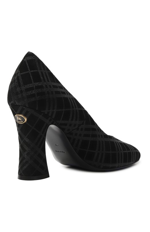 Замшевые туфли Trinket Burberry 8111506 Чёрный  8111506 Фото 5