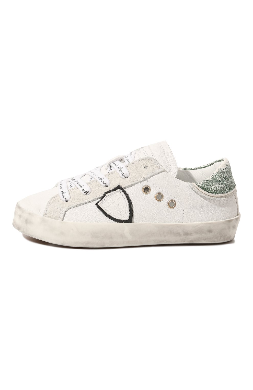 Кожаные кеды PHILIPPE MODEL JUNIOR, арт. 74197/20-27, фото 2