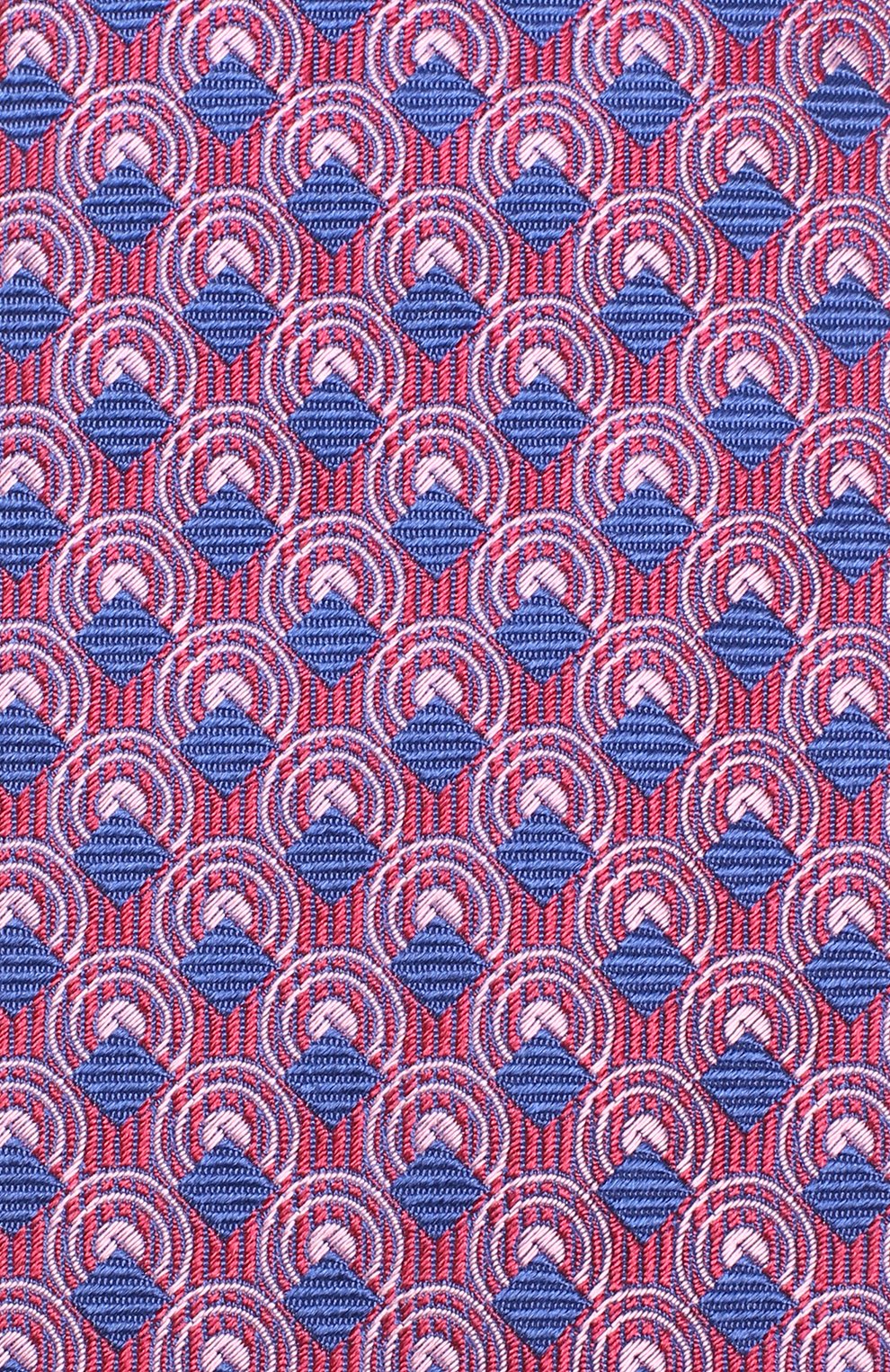 Шелковый галстук с узором TURNBULL & ASSER, арт. TIE002-BB203, фото 3
