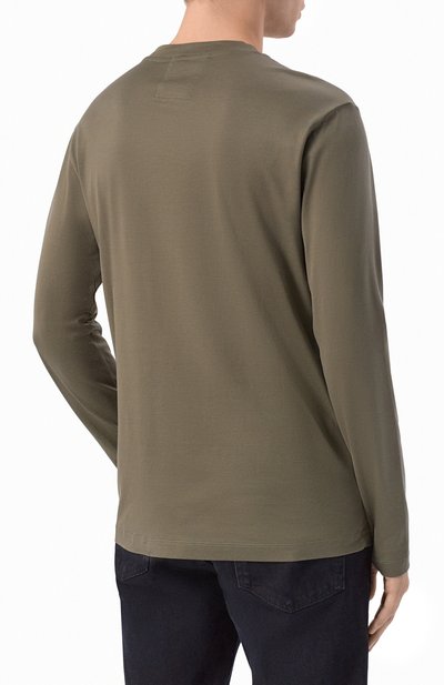 Лонгслив из лиоцелла и хлопка EMPORIO ARMANI, арт. 8N1TE9/1JUVZ, фото 4