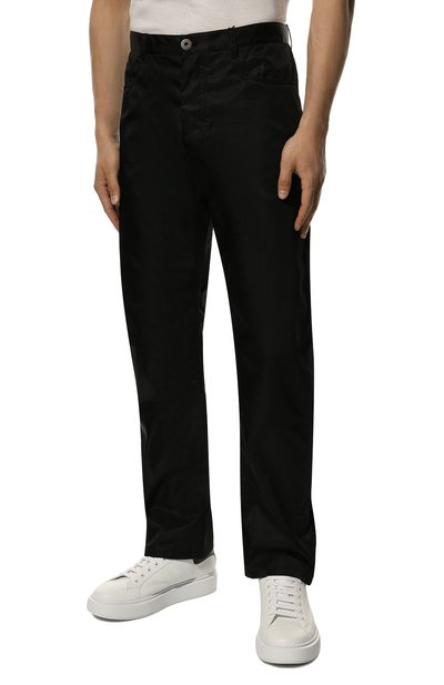 Брюки PRADA черного цвета по цене 120000 руб., арт. SPH183-1WQ8-F0002-221, фото 3 Брюки PRADA, арт. SPH183-1WQ8-F0002-221, фото 3