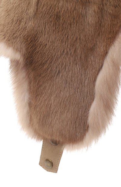 Меховая шапка-ушанка майкл из соболя и норки FURLAND, арт. 0201419710020100013, фото 3