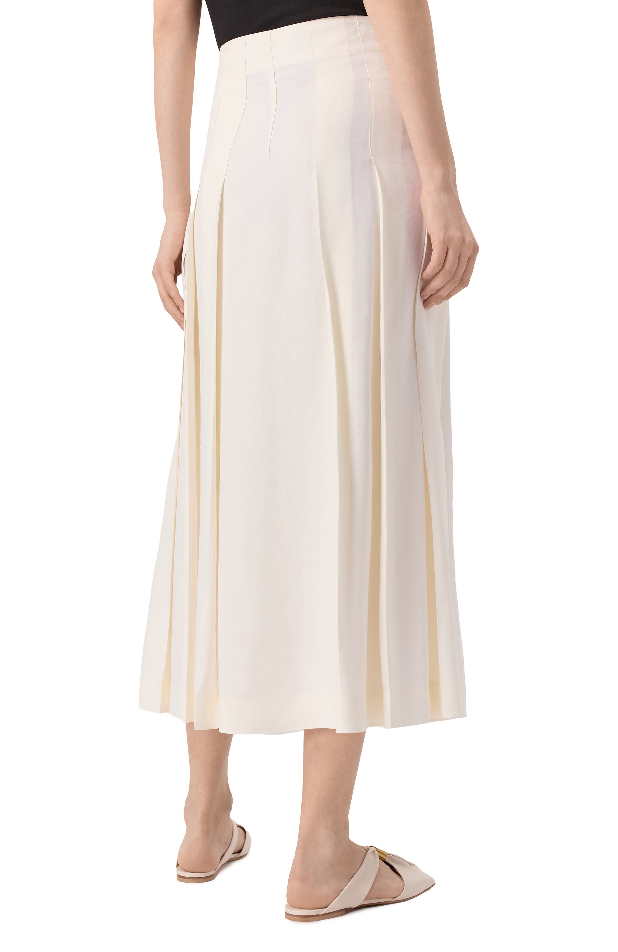 Юбка из вискозы и льна P.A.R.O.S.H., арт. D620485, фото 4