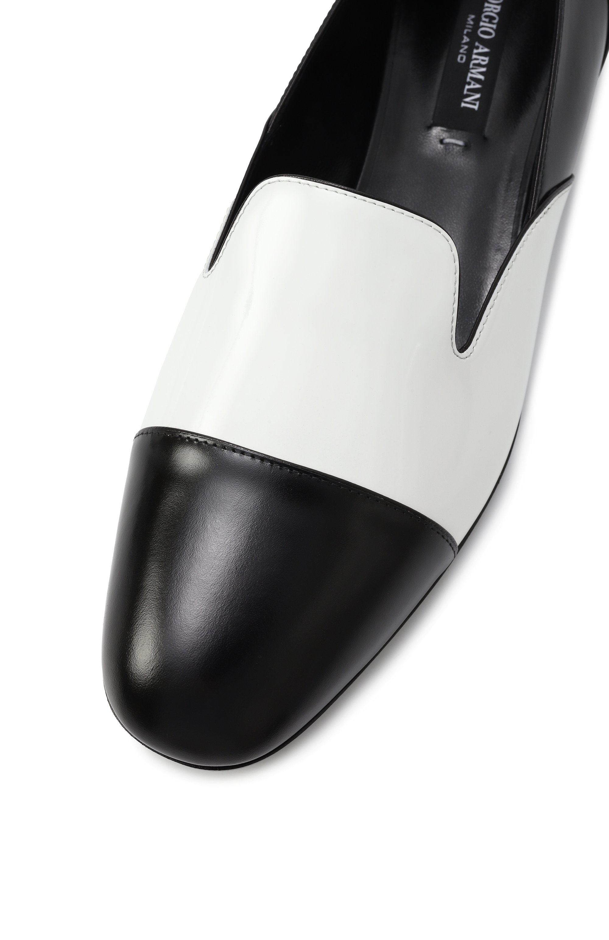 Кожаные лоферы GIORGIO ARMANI, арт. GW001819/AF18801, фото 7