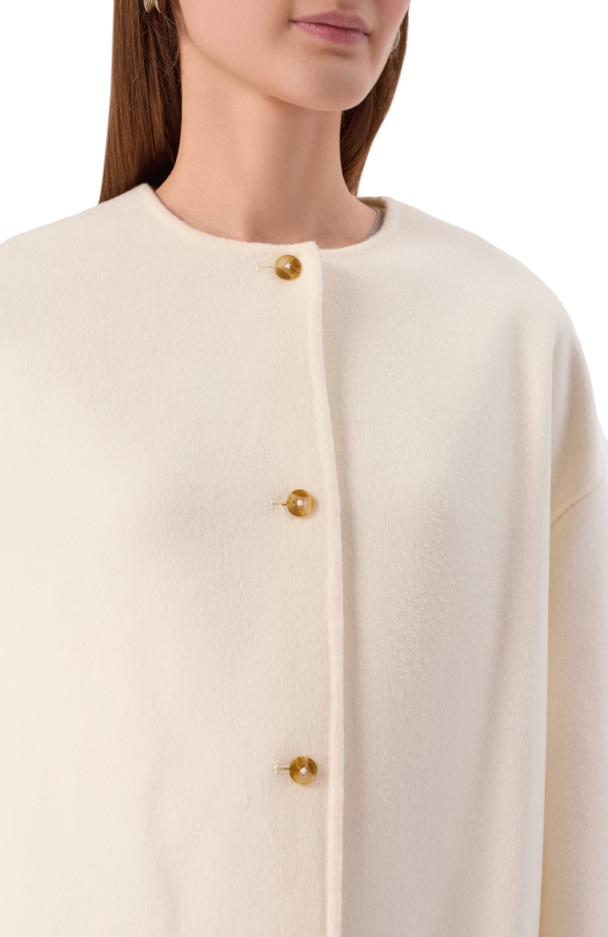 Полупальто из шерсти и кашемира LOULOU DE SAISON, арт. DUNNE, фото 5