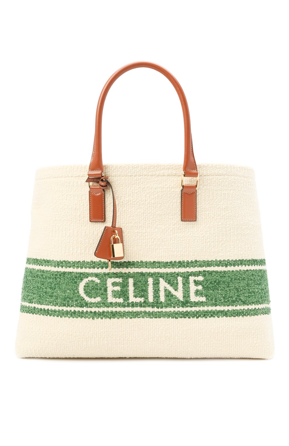 Сумка cabas CELINE зеленого цвета по цене 213000 руб., арт. 190062DBS, фото 5 Сумка cabas CELINE, арт. 190062DBS, фото 5