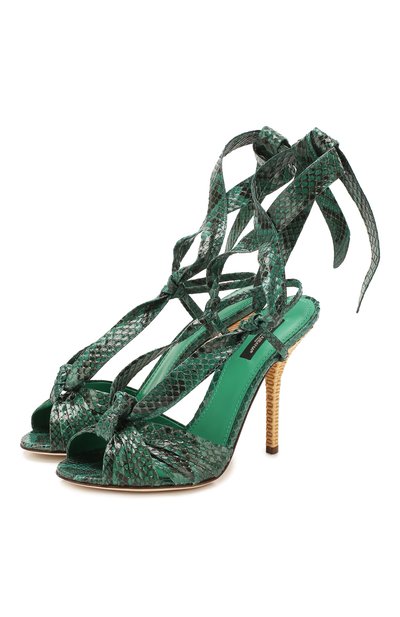 Босоножки keira из кожи питона DOLCE & GABBANA, арт. CR1016/A2043/PBIV, фото 1