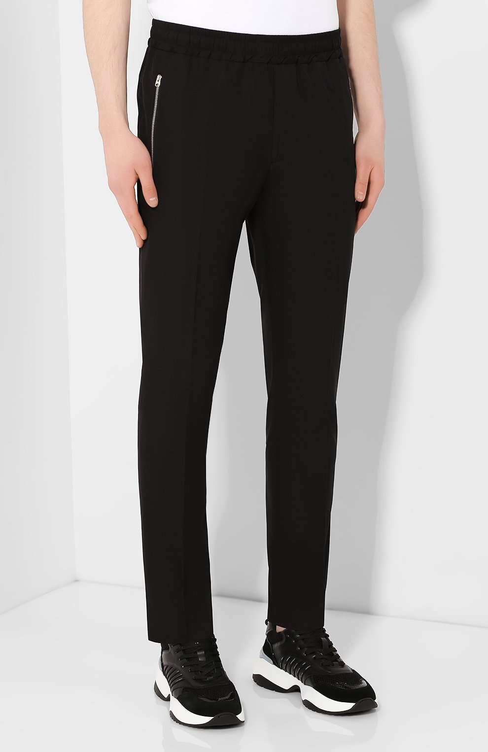 Хлопковые брюки STELLA MCCARTNEY черного цвета по цене 55150 руб., арт. 600327/SKN38, фото 3 Хлопковые брюки STELLA MCCARTNEY, арт. 600327/SKN38, фото 3