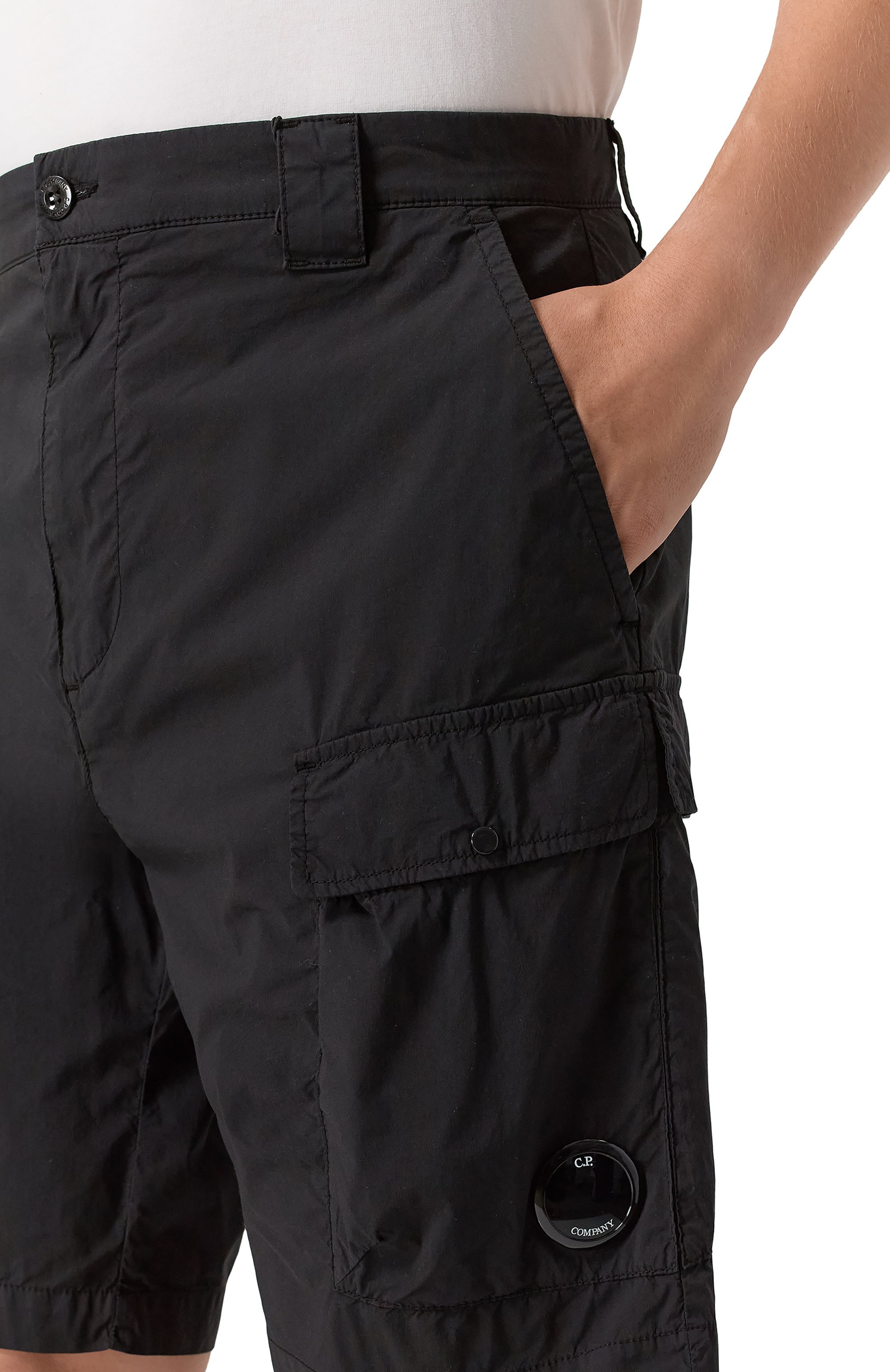 Хлопковые шорты C.P. COMPANY, арт. 18CMBE111A006439G, фото 5