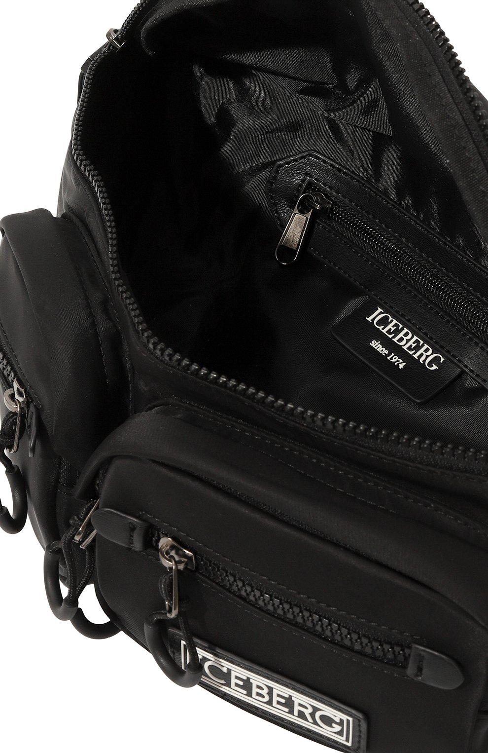 Текстильная поясная сумка ICEBERG черного цвета по цене 22800 руб., арт. 7203/6967, фото 5 Текстильная поясная сумка ICEBERG, арт. 7203/6967, фото 5