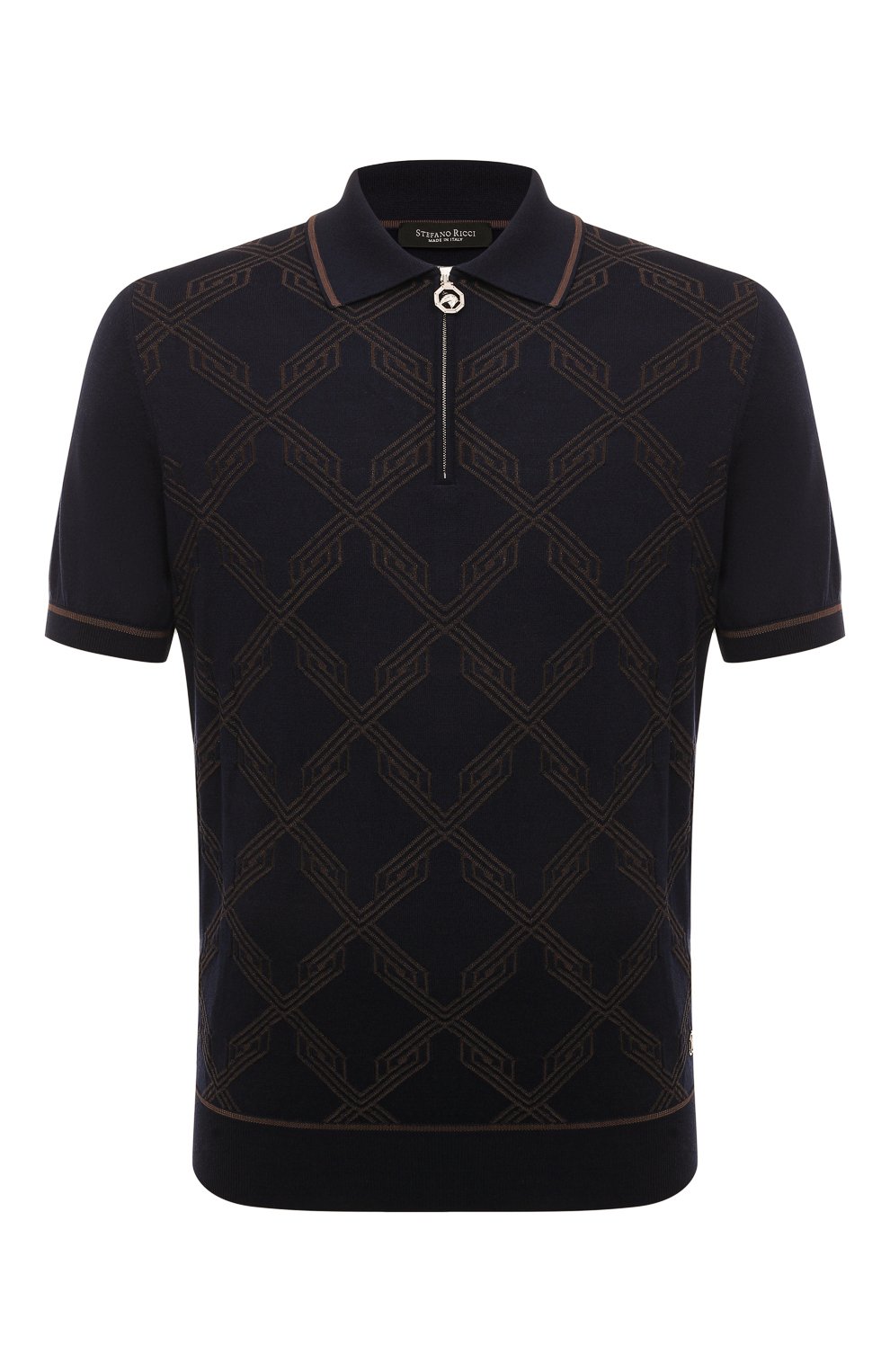 Поло из шелка и хлопка STEFANO RICCI, арт. K818046P31/F23174, фото 1