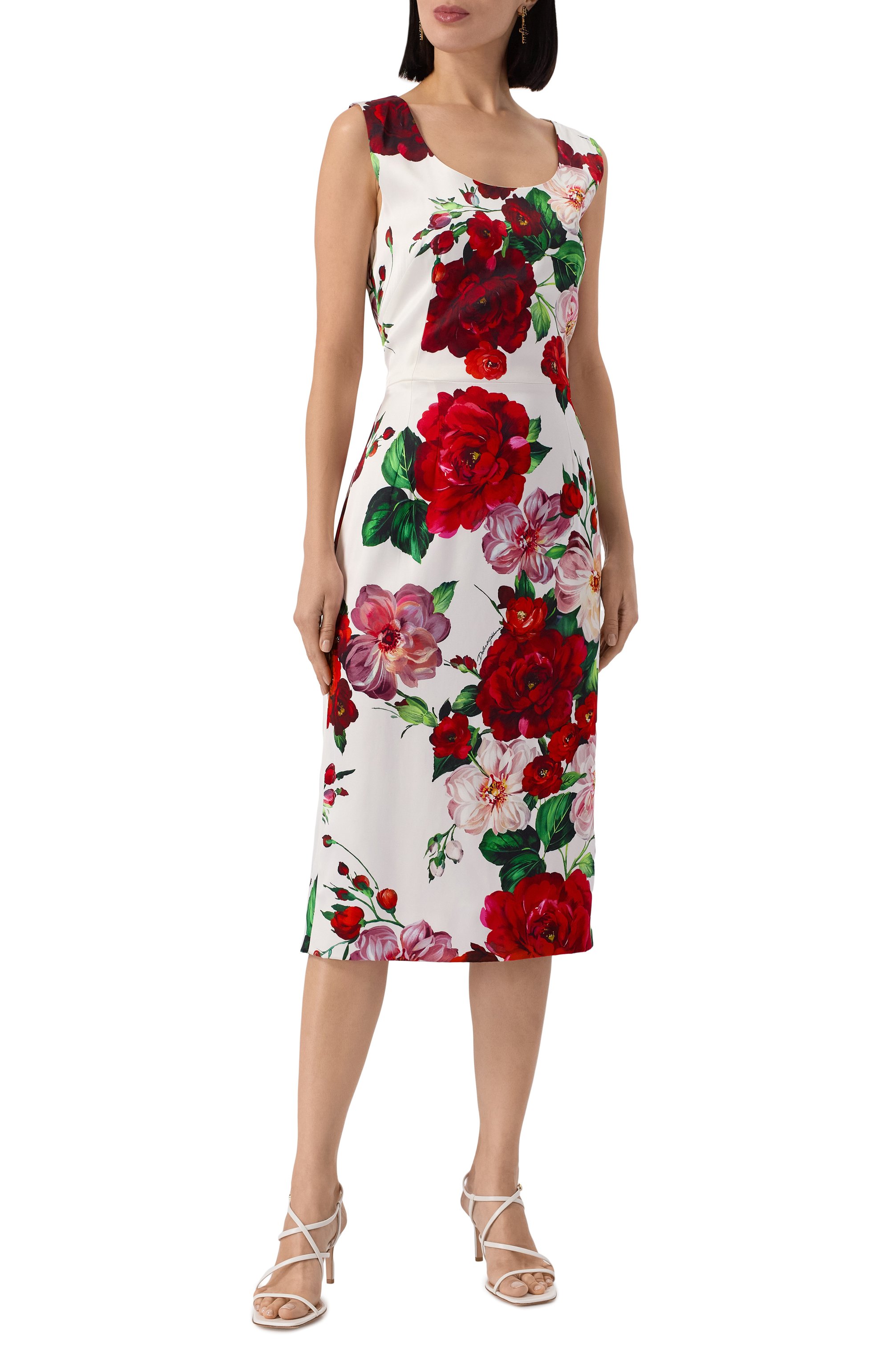 Платье из вискозы DOLCE & GABBANA, арт. F6ZJ6T/FSIB4, фото 3