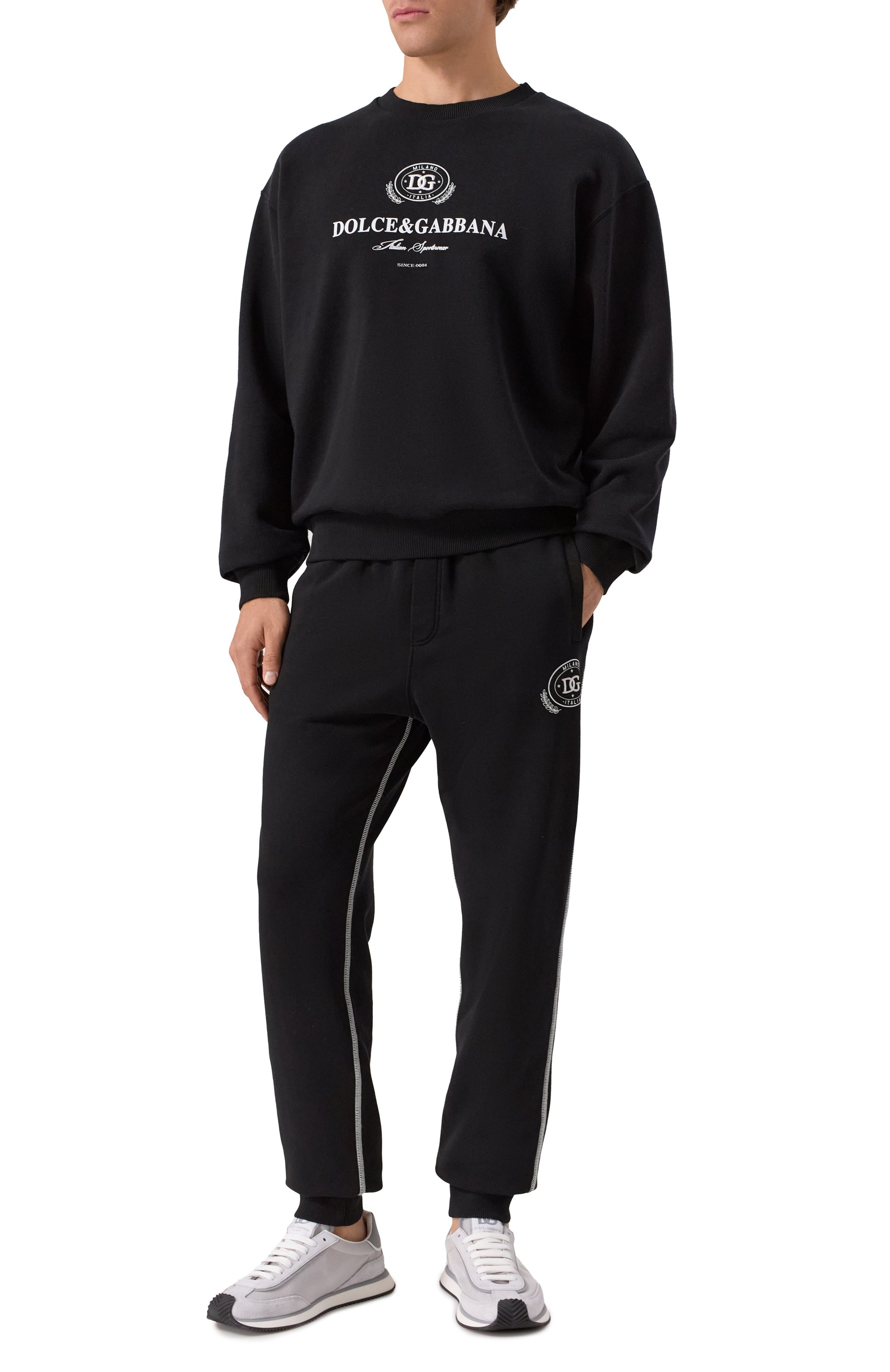 Хлопковые джоггеры DOLCE & GABBANA, арт. GVS2HZ/G7N0N, фото 2