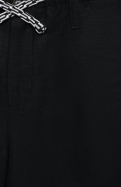 Брюки из льна и вискозы EMPORIO ARMANI, арт. 3K4P07/1NWZZ, фото 3