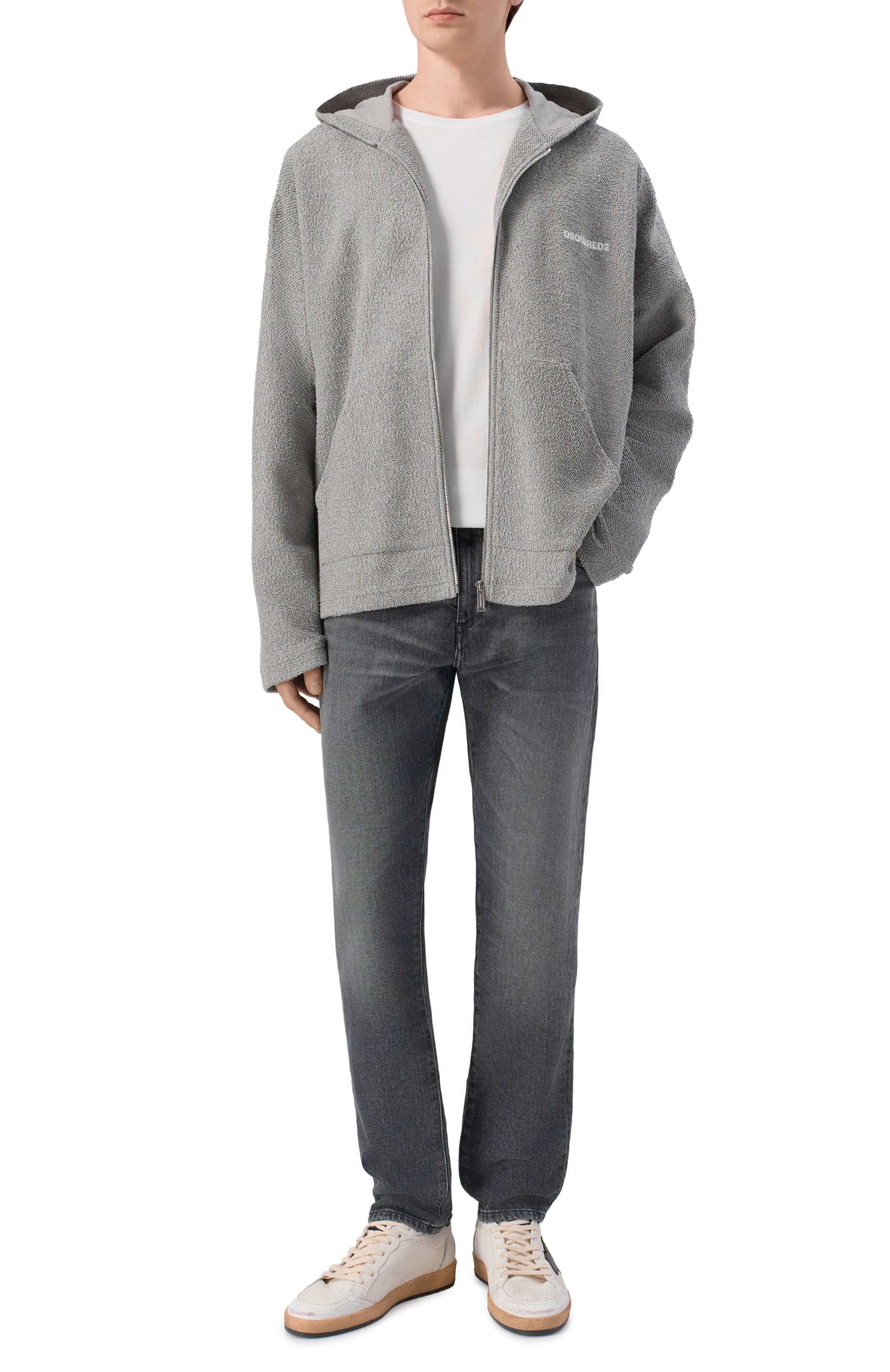 Джинсы 2019 d-strukt DIESEL серого цвета по цене 21650 руб., арт. A03558/09N49, фото 2 Джинсы 2019 d-strukt DIESEL, арт. A03558/09N49, фото 2