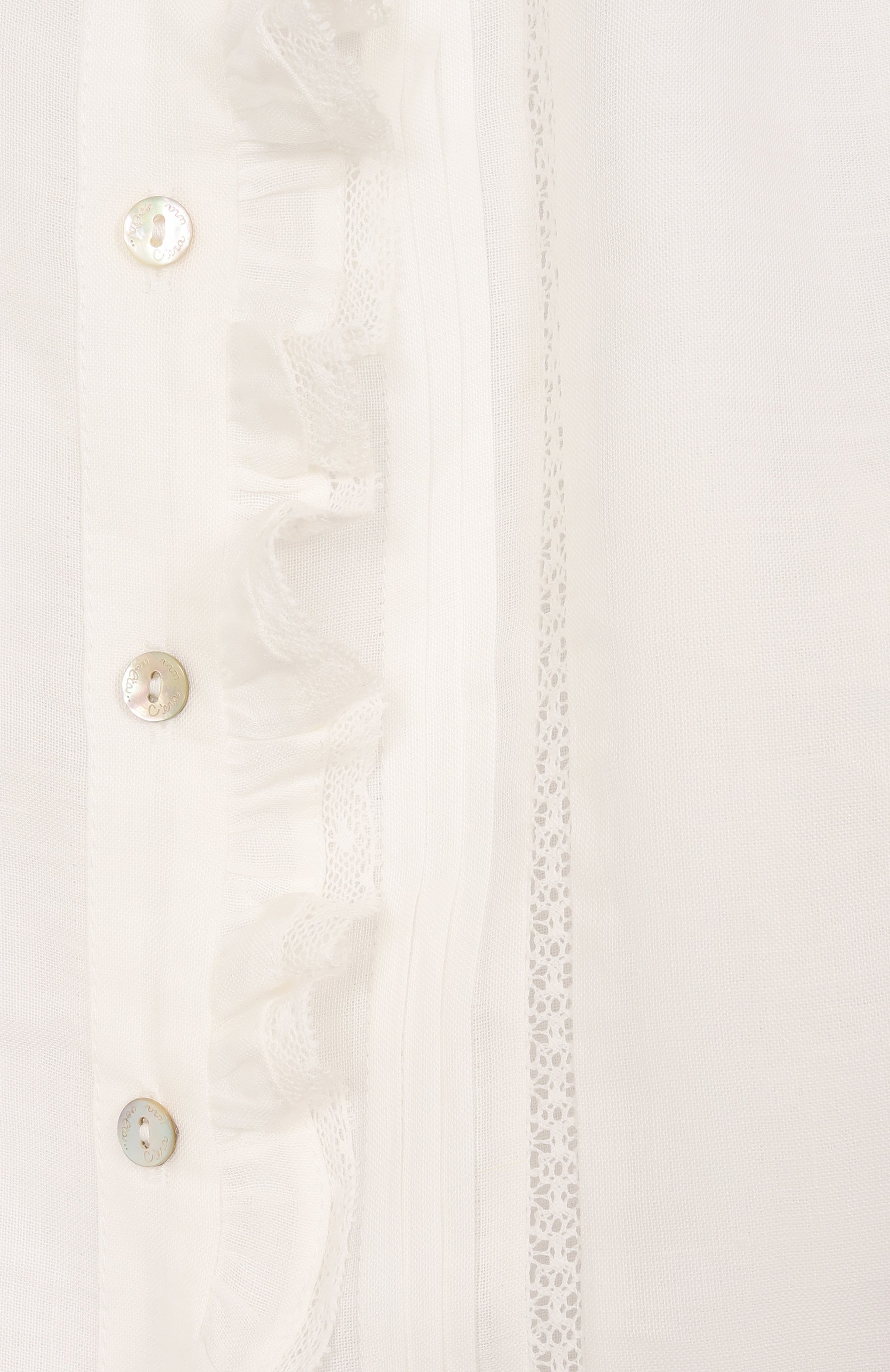 Блузка C`ERA UNA VOLTA молочного цвета по цене 21150 руб., арт. SS26SI03110, фото 3 Блузка C`ERA UNA VOLTA, арт. SS26SI03110, фото 3