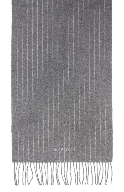 Шарф из шерсти и кашемира Corneliani 26B366-2629003 Серый  26B366-2629003 Фото 4
