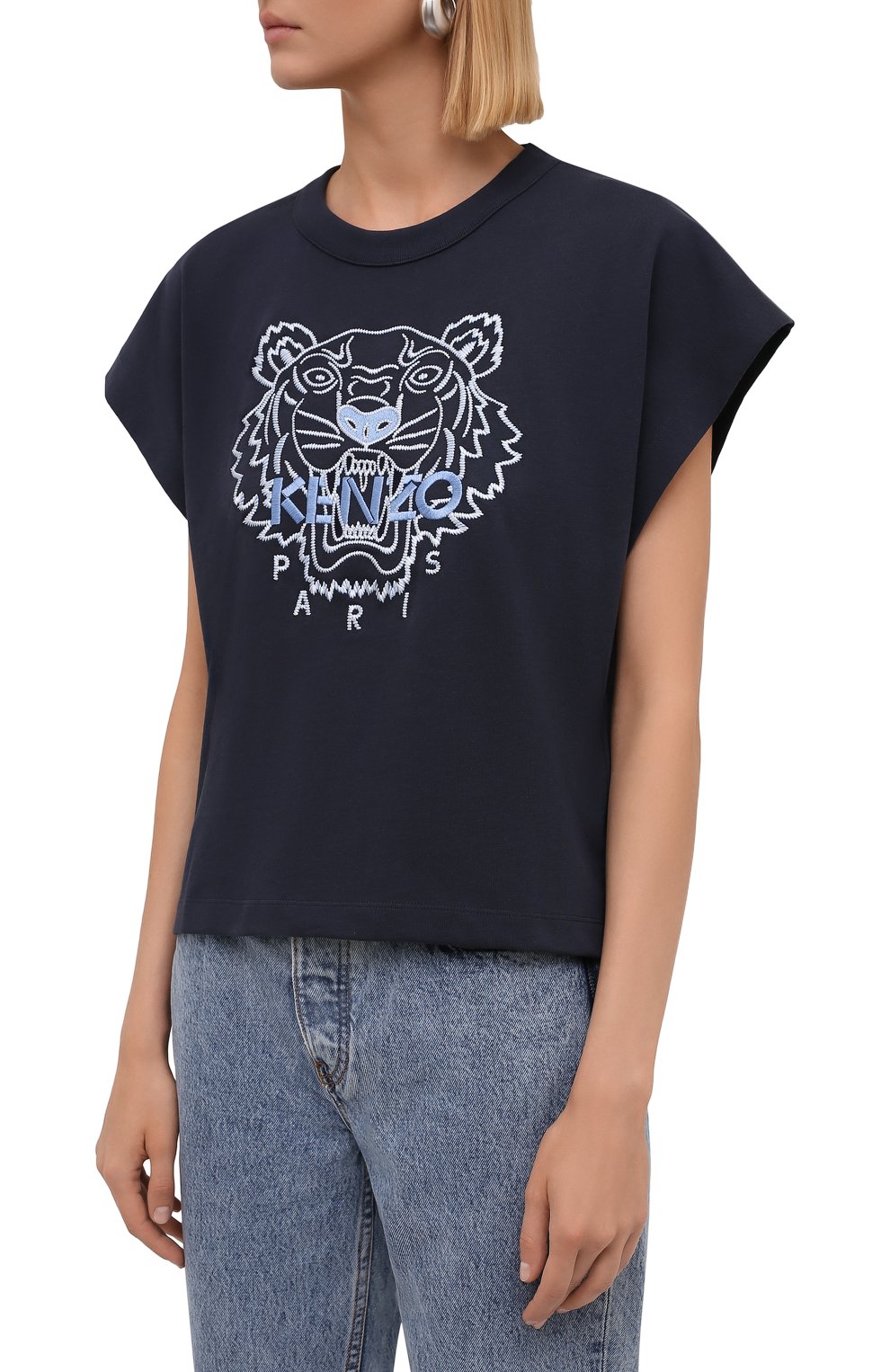 Хлопковая футболка KENZO, арт. FB62TS6454YF, фото 3