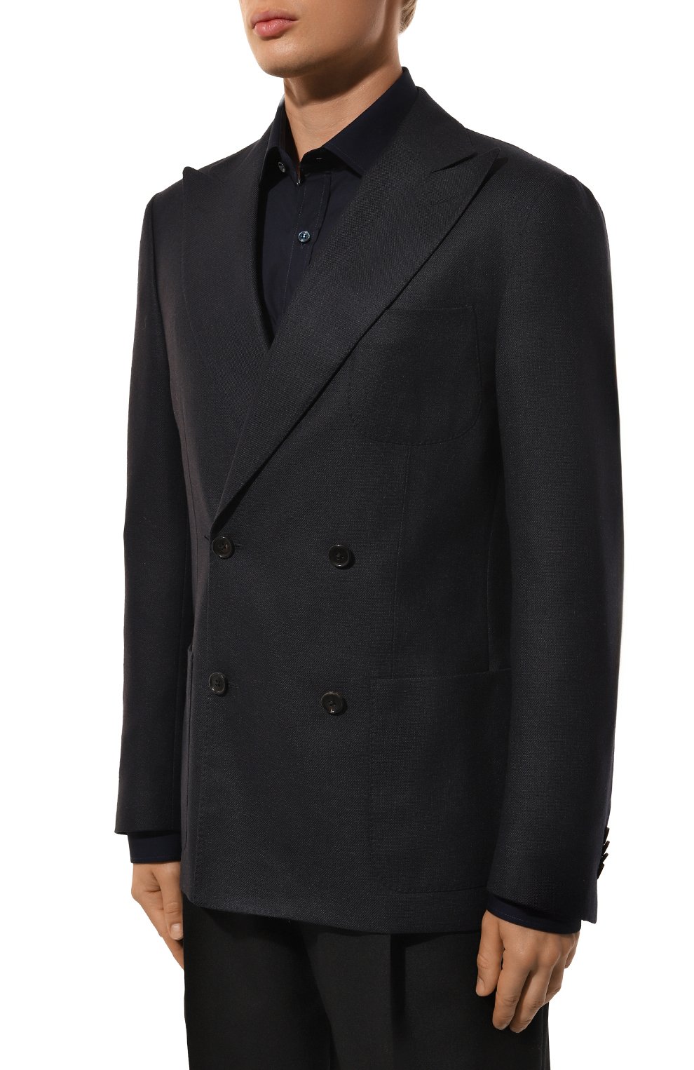 Пиджак из шелка и шерсти CORNELIANI, арт. 94X009-9416911, фото 4