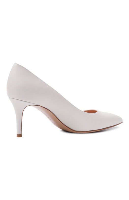 Кожаные туфли Gianvito 85 Gianvito Rossi G24580.85RIC.VITBIAN Белый  G24580.85RIC.VITBIAN Фото 5