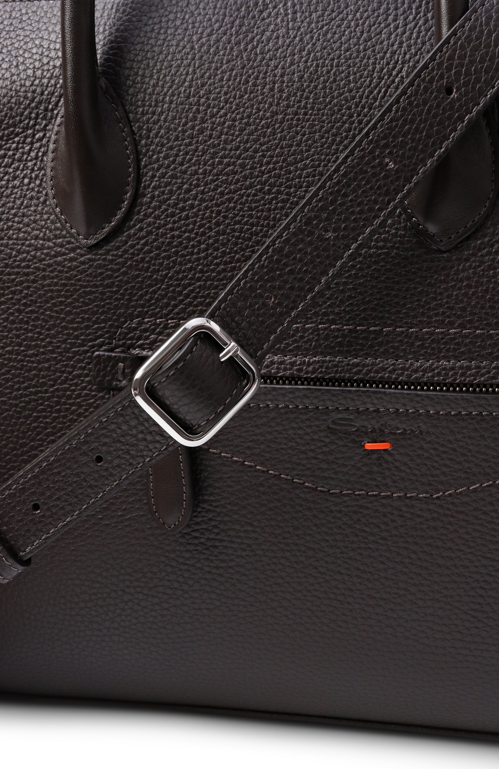 Портфель SANTONI темно-коричневого цвета по цене 97350 руб., арт. UFBGA2715EN-AVGP, фото 5 Портфель SANTONI, арт. UFBGA2715EN-AVGP, фото 5