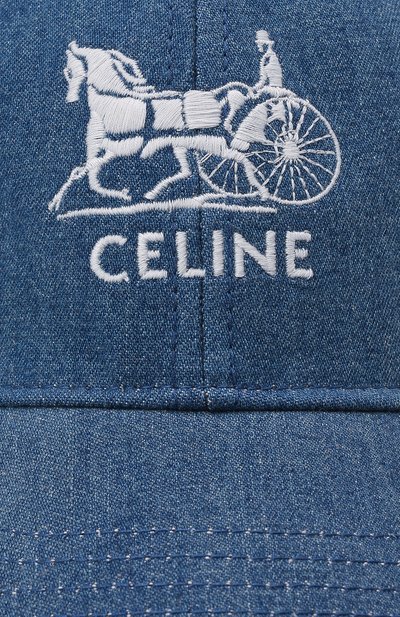 Джинсовая бейсболка CELINE, арт. 2AUA3182N, фото 4