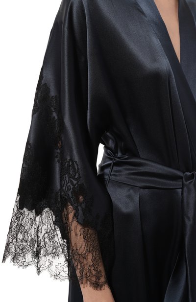 Шелковый халат CARINE GILSON, арт. EL0168DS, фото 5